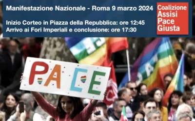 Roma, 9 marzo 2024. Manifestazione nazionale per la pace