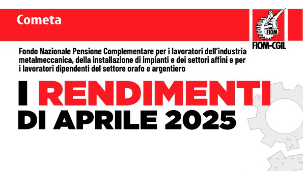 Cometa. I rendimenti di aprile 2025 (volantino)