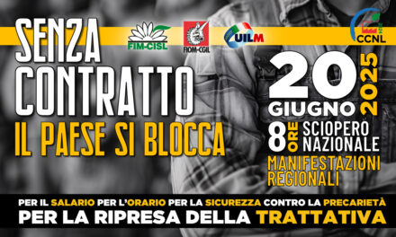 Venerdì 20 giugno sciopero nazionale di 8 ore con manifestazione regionale a Bergamo