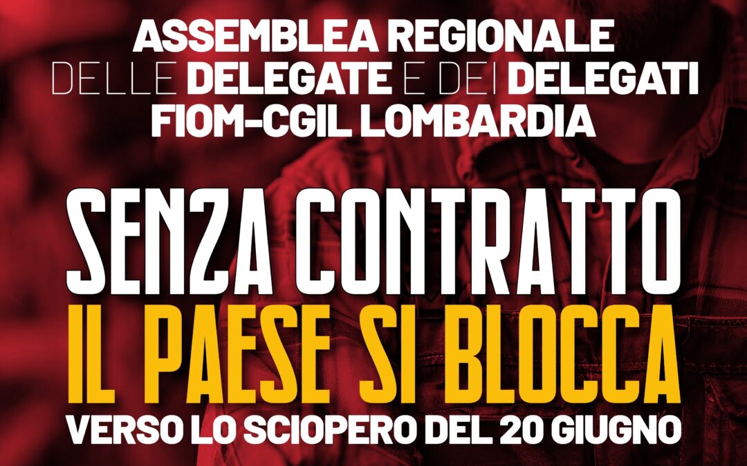 Assemblea regionale delegate e delegati 13 giugno Brescia