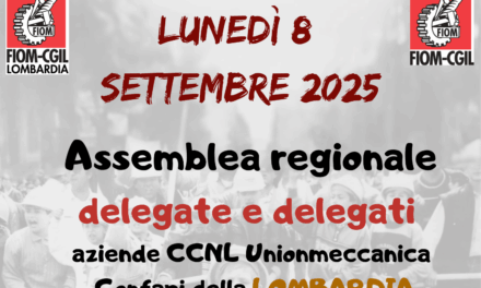 Brescia, 8 settembre 2025. Assemblea regionale delegati/e aziende Unionmeccanica-Confapi
