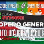 Global Sumud Flotilla. La Fiom partecipa allo sciopero generale indetto dalla Cgil per venerdì 3 ottobre