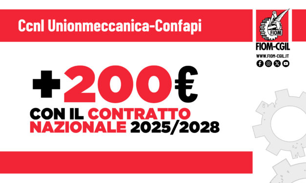 Unionmeccanica-Confapi. +200 euro con il contratto nazionale 2025/2028