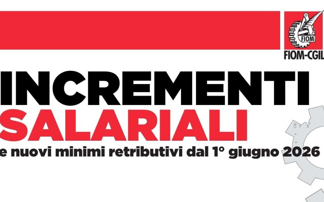 Incrementi salariali e nuovi minimi retributivi dal 1° giugno 2026